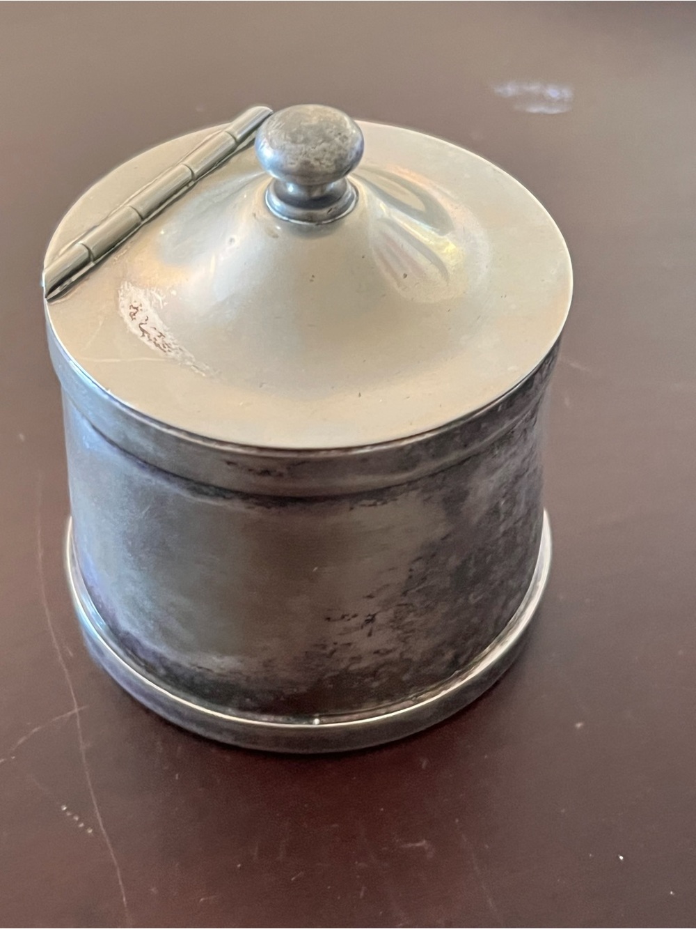 Antique-Style sterling silver Sugar Canister - Gray Benedict indestucto 1364